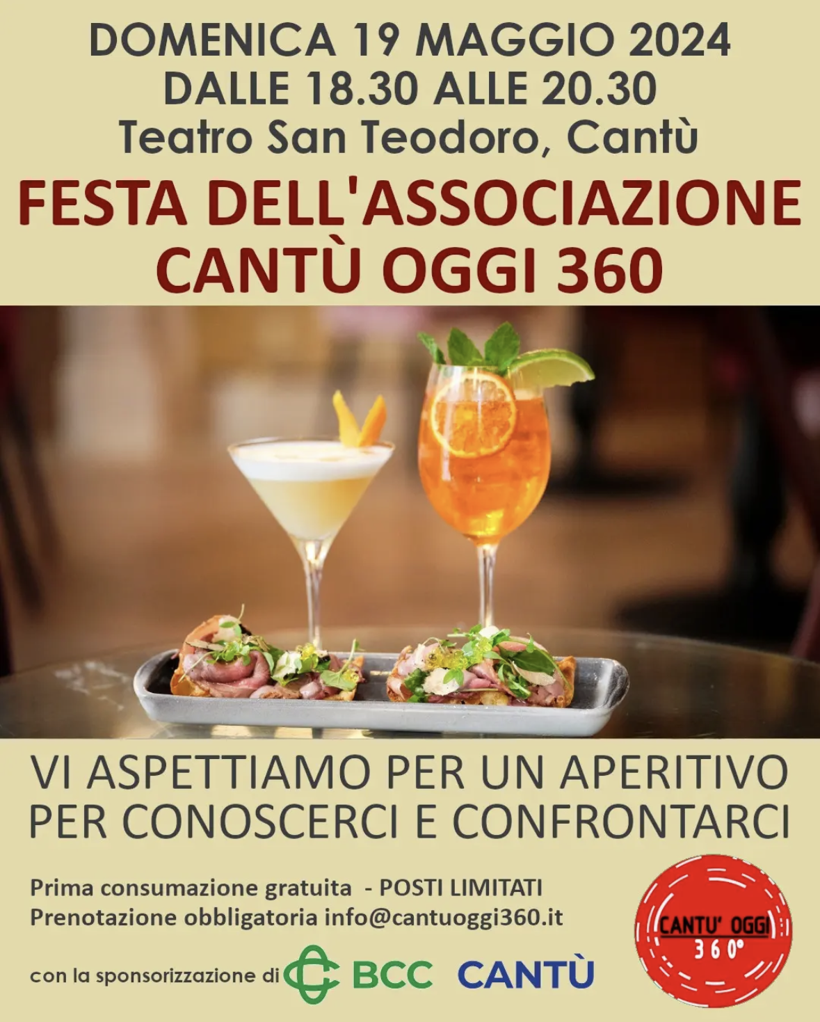 Festa dell&rsquo;associazione Cant&ugrave; Oggi 360