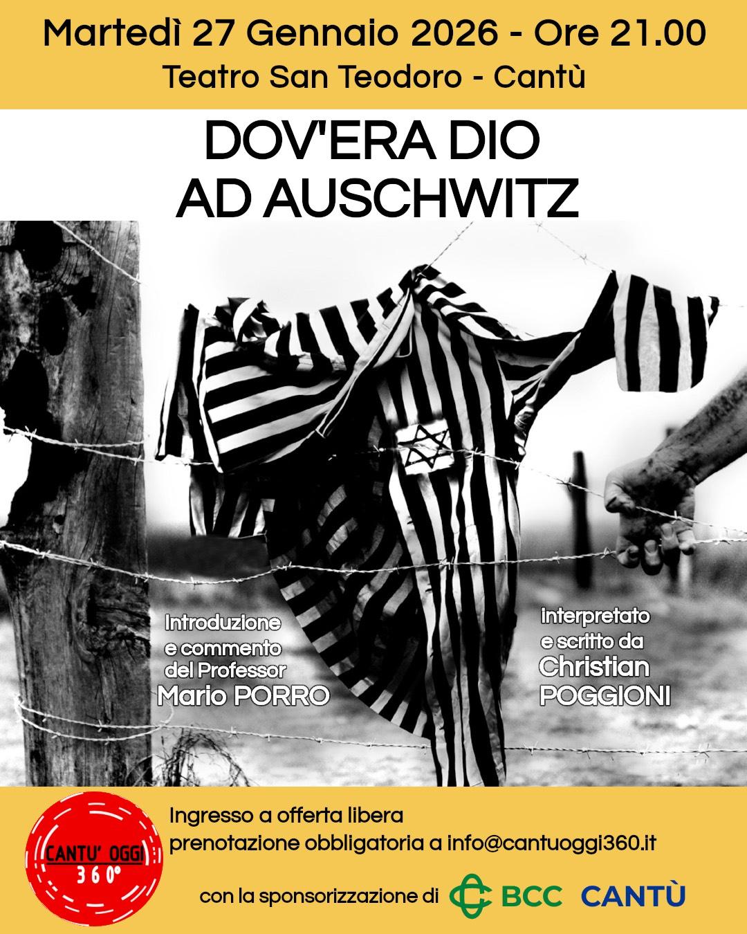 Dov&rsquo;era Dio ad Auschwitz